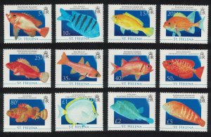 St. Helena Fish 12v 2008 MNH SG#1058-1069