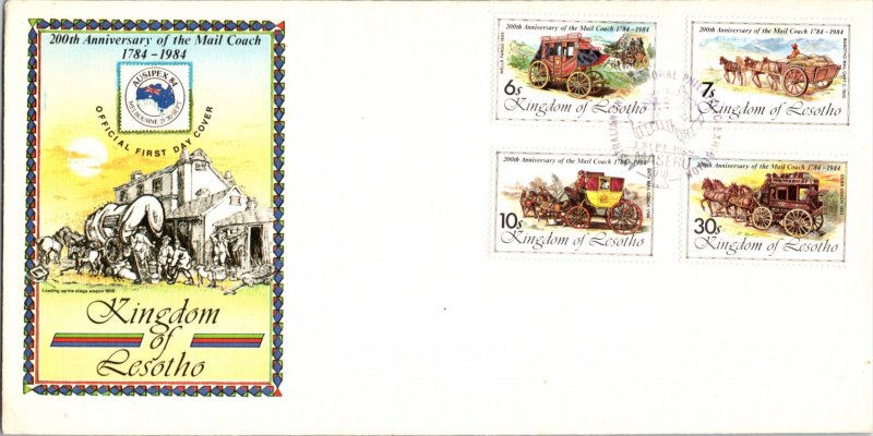 Lesotho, Worldwide First Day Cover, Stamp Collecting