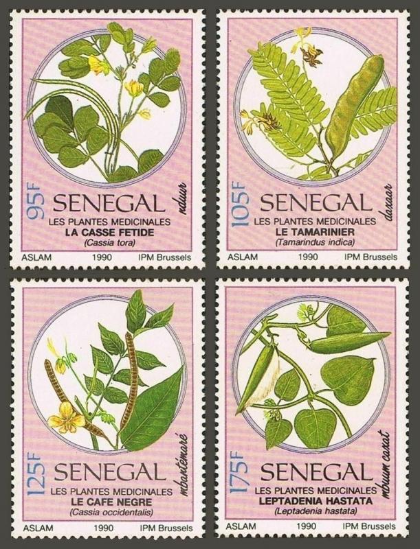 Senegal 901-904,MNH.Michel 1103-1106. Medicinal plants,1990. 