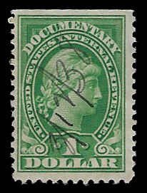 U.S. #R240 Used; $1 Revenue - Documentary Stamp (1917-33)