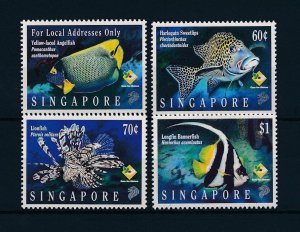 [48346] Singapore 1995 Marine life fish lionfish  MNH