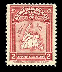 Newfoundland #86 Cat$60, 1908 2c carmine rose, hinged