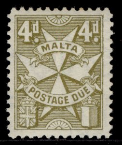 MALTA QEII SG D26, 4d yellow-olive, M MINT.