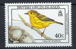 British Virgin is 662 MNH 1990 Birds (an8036)