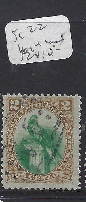 GUATEMALA  (PP0912B)  QUETZAL BIRD  2C  SC 22  #14 CANCEL  VFU