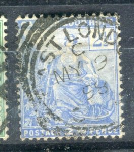 SOUTH AFRICA; CAPE GOOD HOPE 1890s early classic QV used value + Postmark