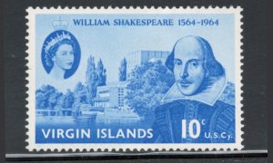 Virgin Islands 1964 William Shakespeare Omnibus Issue Scott # 143 MH