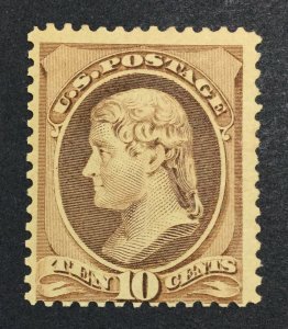 MOMEN: US STAMPS #209 MINT OG H LOT #43124