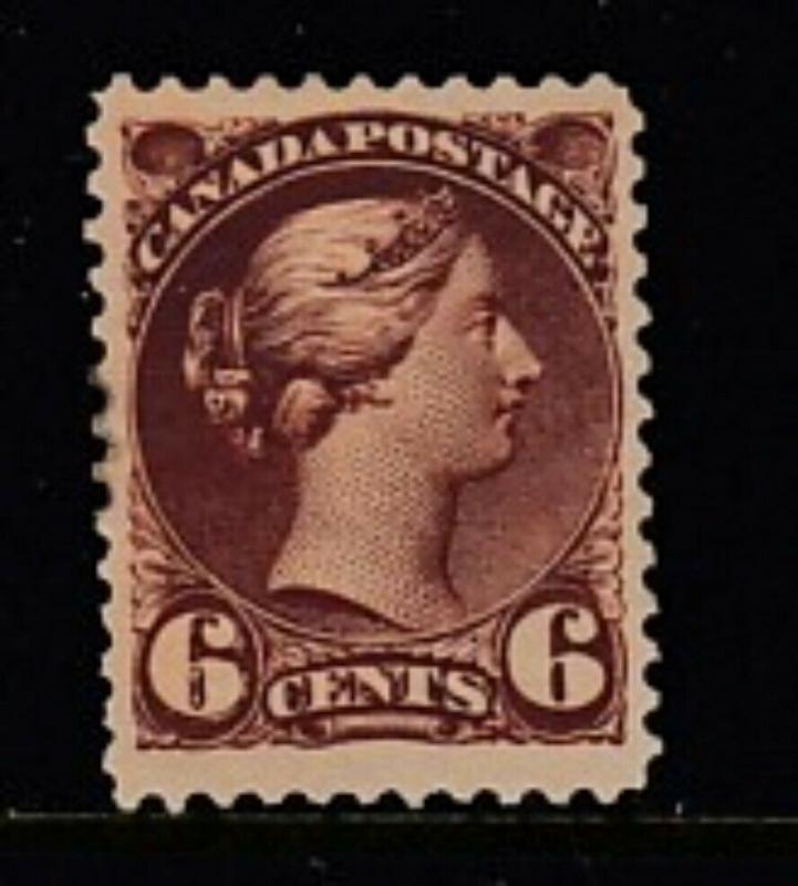 #43  6c Victoria - Nice (Mint HINGED) PSE Certified  cv$240.00