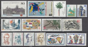 COLLECTION LOT # 1280 GERMANY 15 MH STAMPS 1985+ CV+$20