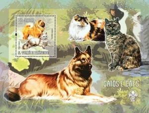 SAO TOME E PRINCIPE 2006 SHEET DOGS CATS st6209b