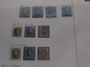 BELGIUM 1849-1945 MNH/LH/USED WITH SOUVENIR COMPLETE COLLECTION ON PAGES (230A)