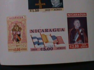 ​NICARAGUA-1959-SC#C430-6-POPE JOHN XXIII & CARDINAL SPELLMAN VISIT TO MANAGUA