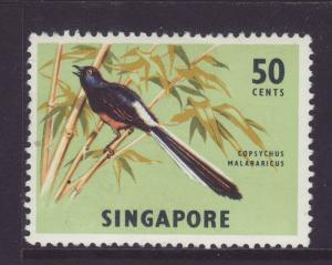 1963 Singapore 50c Mounted Mint SG74