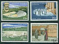 CYPRUS Scott 237-240 MNH** theater set 1964