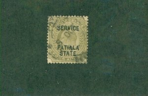 PATIALA INDIAN STATE O24 USED BIN $0.50