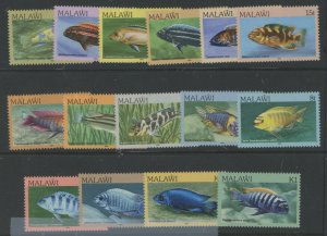 Malawi #427-441 Mint (NH) Single (Complete Set)