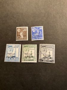 Stamps Qatar Scott #42-6 never hinged