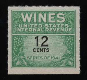 #RE125 12c Wines, Mint NGAI NH [1] **ANY 5=FREE SHIPPING**