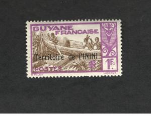 French Guyana SCOTT #24 Terrioire de Pinini overprint  MH stamp