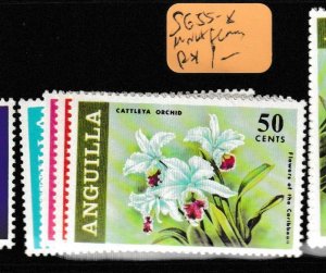 Anguilla SG 55-8 Flowers MNH (10gdt)