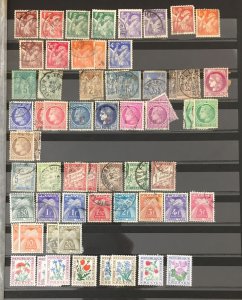 France Early/Mid Stockbook M&U Airs Pre-Cancels Collection (Apx 500+) GM2453