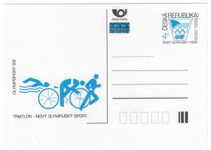 Czech Republic 1999 MNH Postal Stationary Card Sport Olympic Games