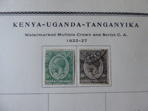 Kenya and KUT 1921-1969 Stamp Collection on Scott Specialty Album Pages