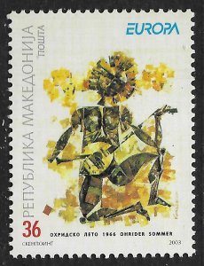 Macedonia #264 36d Europa - Poster Art, 1966 ~ MNH