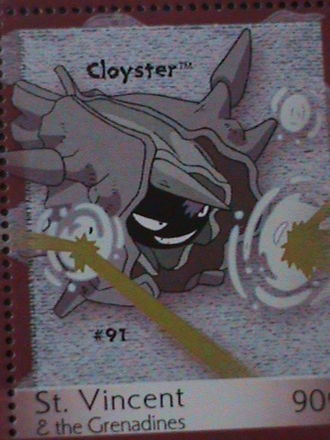 ​ST. VINCENT GRENADINE-COLORFUL BEAUTIFUL LOVELY POKEMON -MNH-SHEET-VF