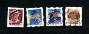 Canada #2188, 2248, 2298, 2365  -3  used  VF PD