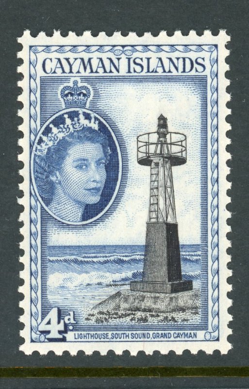 Cayman Islands 142 MH 1953 4p