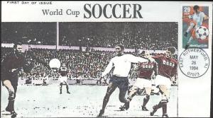 #2834 World Cup Soccer Anagram FDC