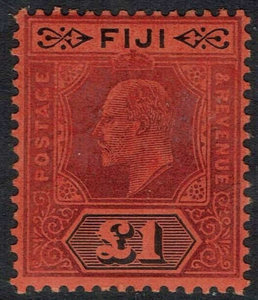 FIJI 1906 KEVII 1 POUND 