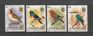 BIRDS - AITUTAKI #246A-46D   MNH