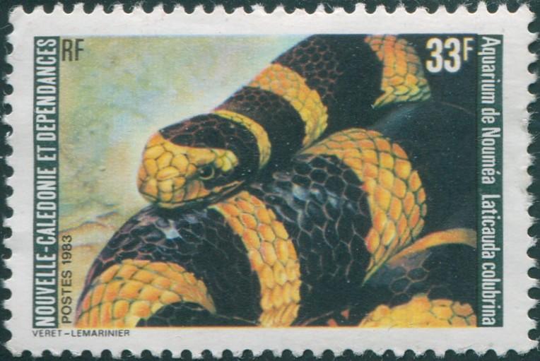 New Caledonia 1983 SG702 33f Sea Snake MNH