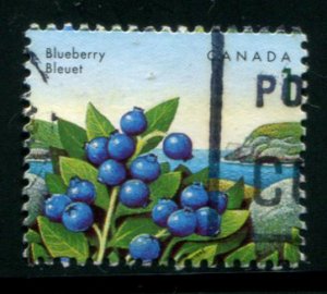 1349 Canada 1c Edible Berries - Blueberry, used