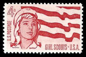 PCBstamps   US #1199 4c Girl Scout Jubilee, MNH, (5)