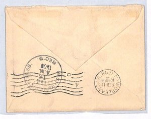 GUATEMALA Unusual MOURNING 50c Cover 1908 Michigan USA {samwells-covers}PH337