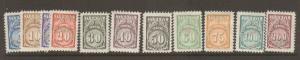 Turkey #O43-53 Mint