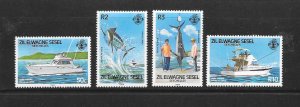 FISH - ZIL ELWANNYEN SESEL #80-83 SPORT FISHING MNH