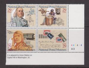 2779 - 2782  Plate Block MNH