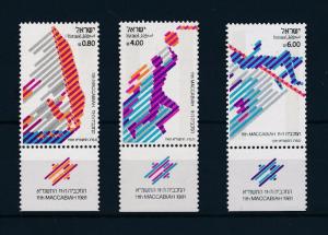 [48680] Israel 1981 Sports  Wind surfing Basketball Athletics MNH