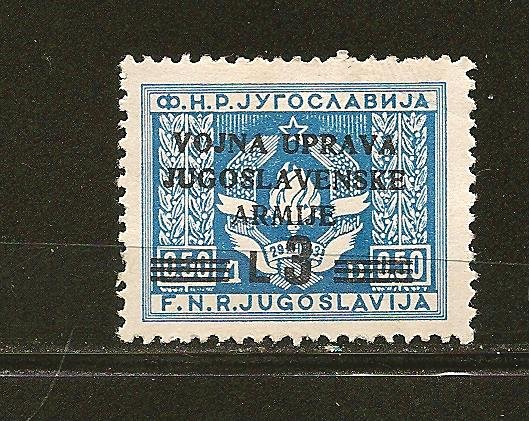 Yugoslavia 45 Zone B Mint Hinged