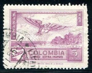 Colombia Sc# C254  Used  (Co)