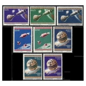 Paraguay 806-813,MNH.Michel 1295-1302. Telstar satellite. Olympics Tokyo-1964. 