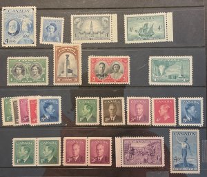 Canada Mix, All Mint NH