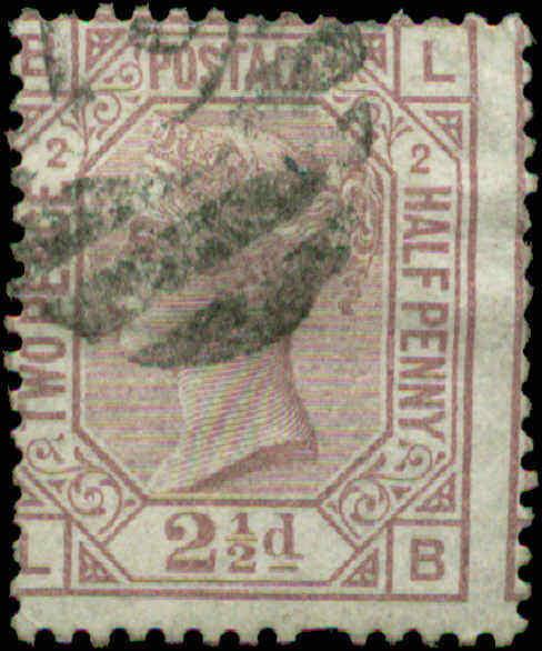Great Britain Scott #66 Plate #2 Used