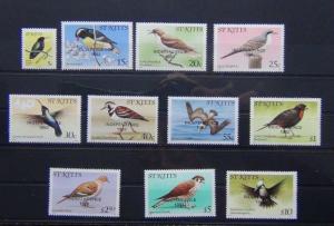 St Kitts 1983 Birds Independence set complete to $10 MNH