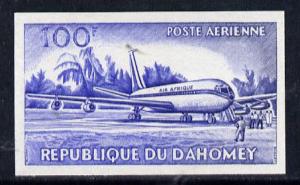 Dahomey 1963 Air 100f (Boeing 707 Airliner) unmounted min...